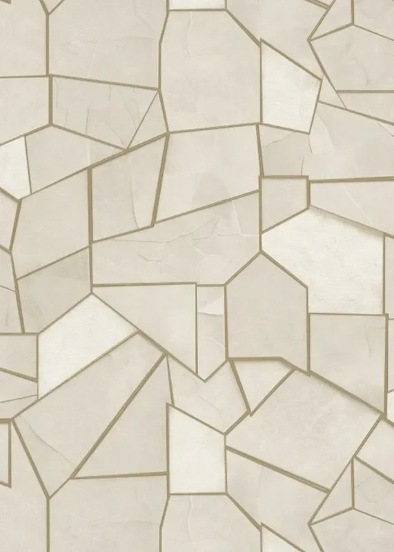 papel pintado motivo de azulejos beige de Erismann – 662360