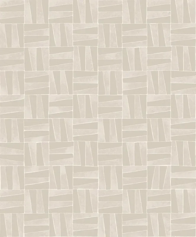 papel pintado motivo de azulejos beige de Masureel – 631064