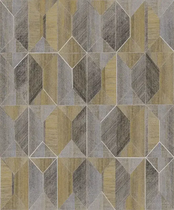 papel pintado motivo de azulejos gris de Masureel – 630723