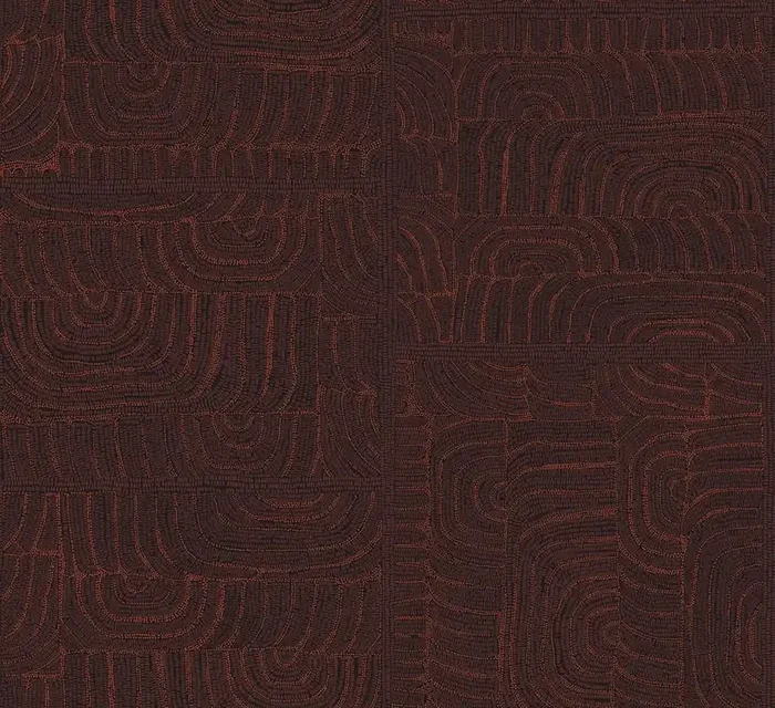 papel pintado motivo gráfico marrón de Masureel – 631615