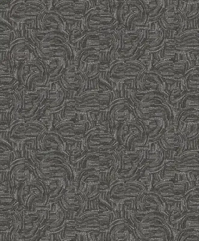 papel pintado motivo gráfico negro de Masureel – 630028
