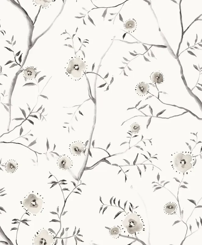 papel pintado naturaleza blanco de Masureel – 630964