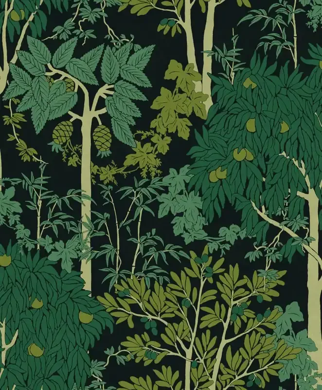 papel pintado paisaje boscoso verde de Masureel – 632007