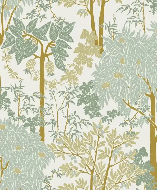 papel pintado paisaje boscoso verde de Masureel – 632008