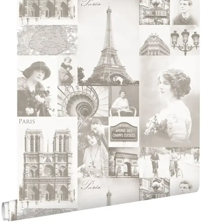 papel pintado Paris beige de ESTAhome – 138149