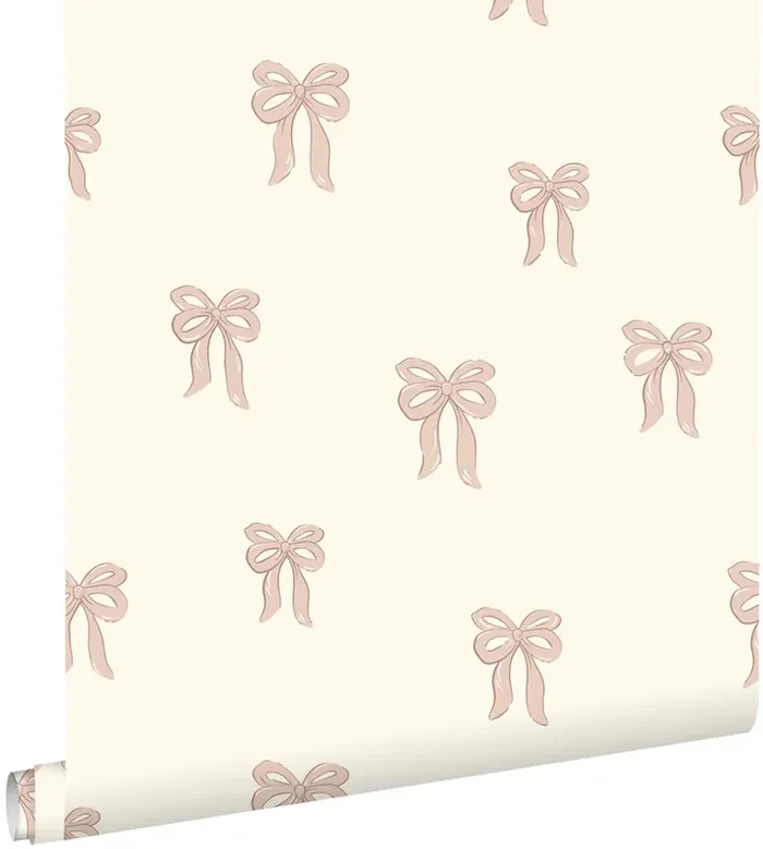 papel pintado pequeños arcos rosa claro de ESTAhome – 131433