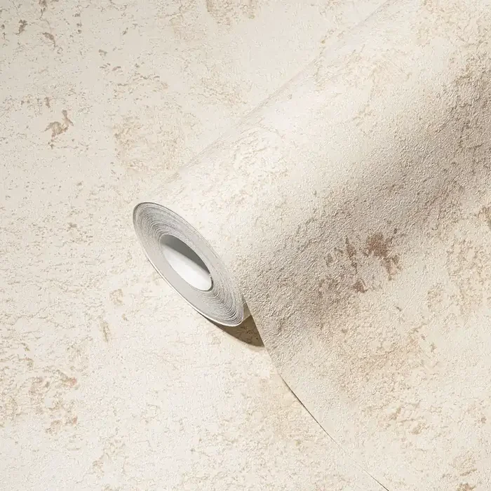 papel pintado piedra beige crema, beige y marrón de A.S. Création – AS-388236