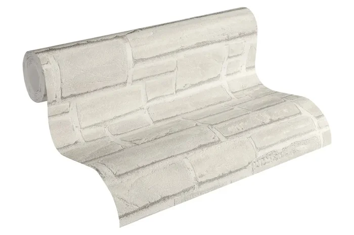 papel pintado piedra blanco y gris de A.S. Création – AS-662316