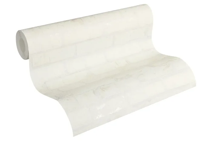 papel pintado piedra blanco y plata de A.S. Création – AS-907851