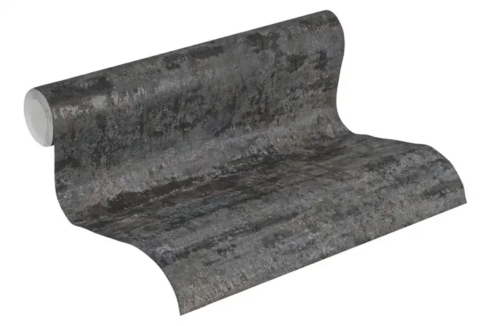 papel pintado piedra gris carbón de A.S. Création – AS-374154
