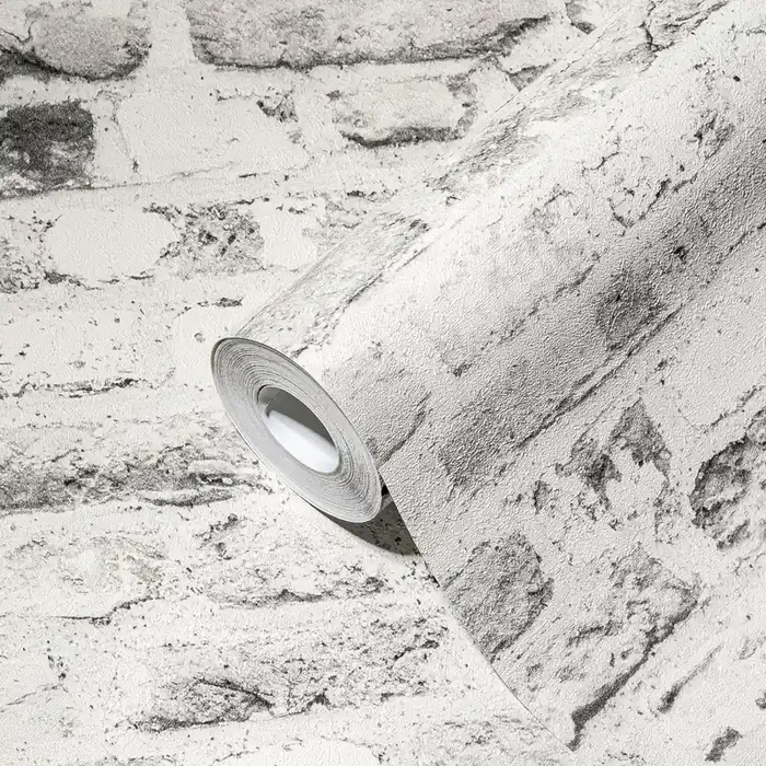 papel pintado piedra gris y blanco de A.S. Création – AS-388294
