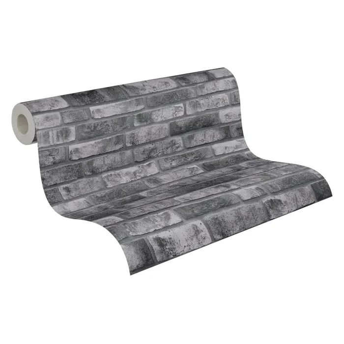 papel pintado piedra gris y gris carbón de Livingwalls – AS-388124