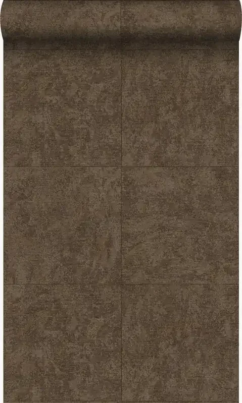 papel pintado piedra marrón oscuro de Origin Wallcoverings – 347412