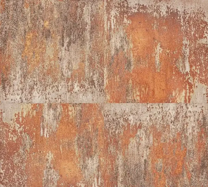 papel pintado placas de metal marrón herrumbre de A.S. Création – AS-361182
