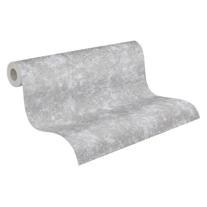 papel pintado placas de metal plata, gris y metálico de Livingwalls – AS-389692