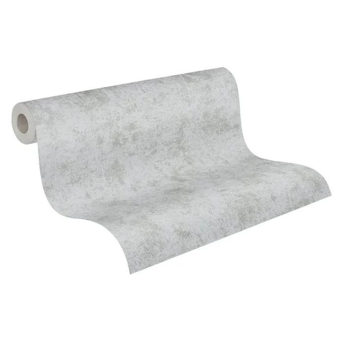 papel pintado placas de metal plata, gris y metálico de Livingwalls – AS-389693