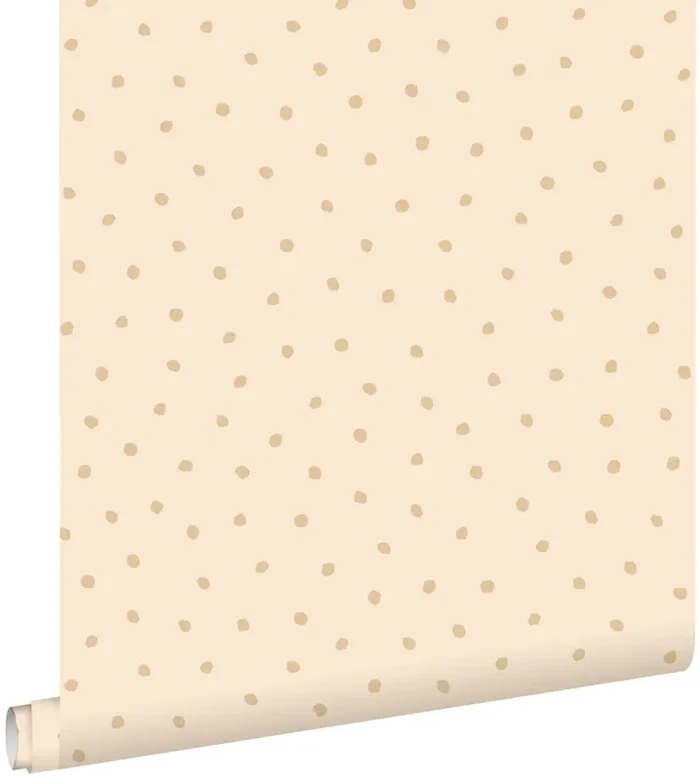 papel pintado puntos beige de ESTAhome – 139722
