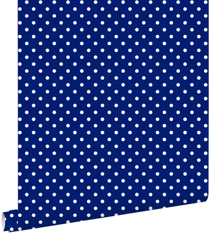 papel pintado puntos lunares azul de ESTAhome – 138105
