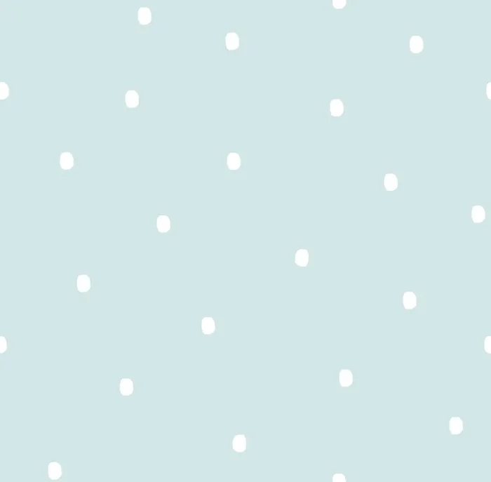 papel pintado puntos lunares verde menta agrisado y blanco de Sanders & Sanders – 640465