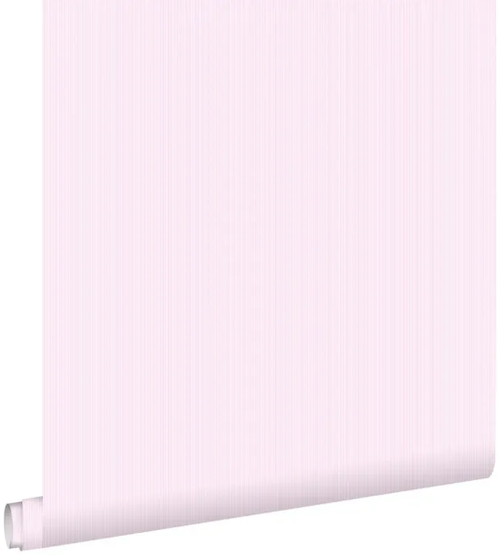 papel pintado raya fina rosa claro de ESTAhome – 115708