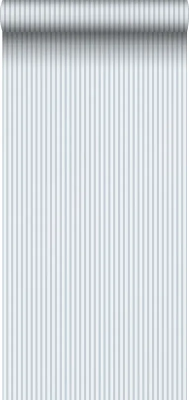 papel pintado rayado azul agrisado de Sanders & Sanders – 935388
