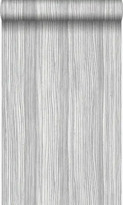 papel pintado rayado gris claro de Origin Wallcoverings – 347235