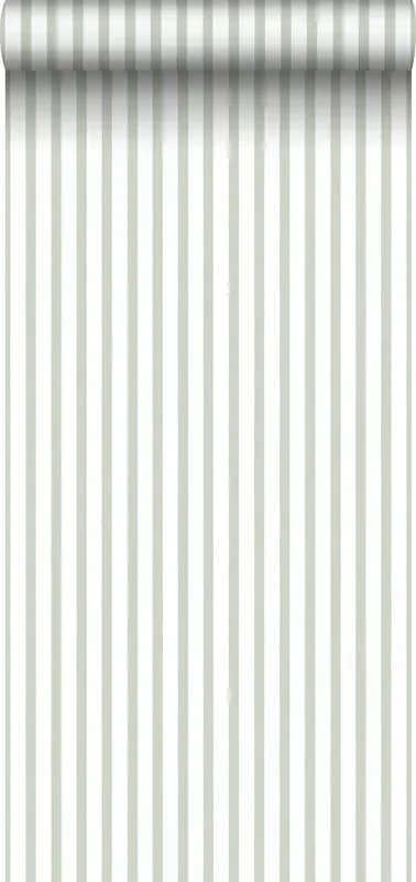 papel pintado rayado verde claro de Sanders & Sanders – 935402