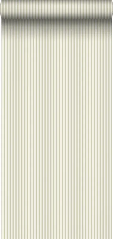 papel pintado rayado verde de Sanders & Sanders – 935387