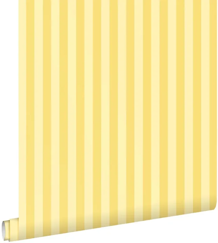 papel pintado rayas amarillo de ESTAhome – 131570