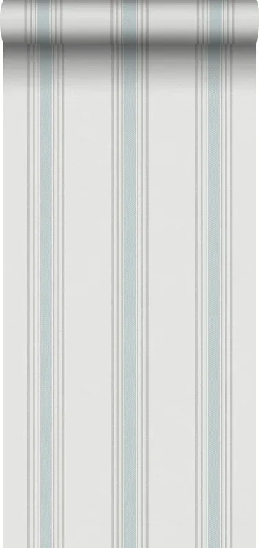 papel pintado rayas azul claro y beige de Sanders & Sanders – 640202