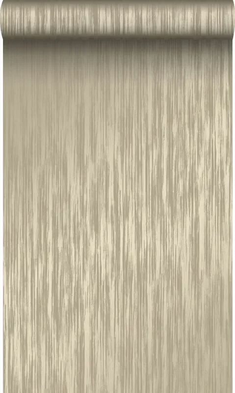 papel pintado rayas finas marrón claro de Origin Wallcoverings – 345405