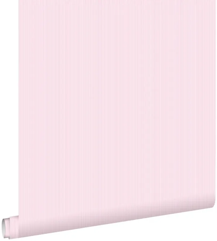 papel pintado rayas finas rosa de ESTAhome – 137016