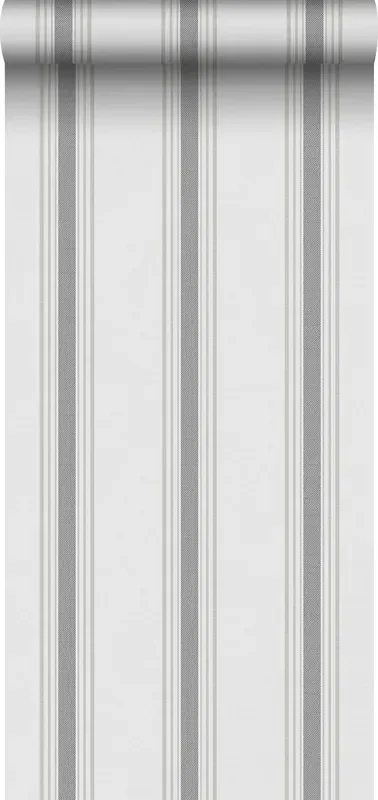 papel pintado rayas gris oscuro de Sanders & Sanders – 640667