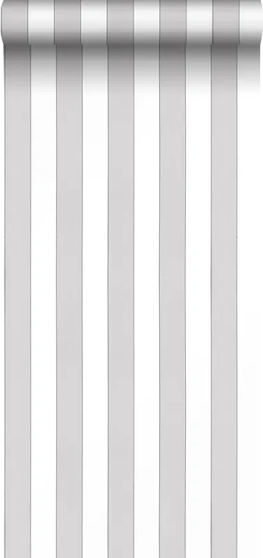 papel pintado rayas gris y blanco de Sanders & Sanders – 640719