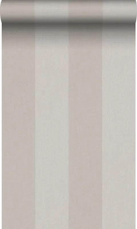 papel pintado rayas marrón topo claro de Origin Wallcoverings – 347015