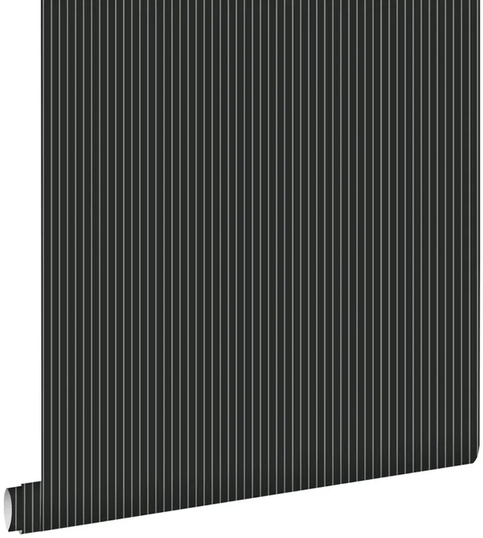 papel pintado rayas negro y blanco de ESTAhome – 136446