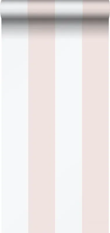 papel pintado rayas rosa claro y blanco de Sanders & Sanders – 640656