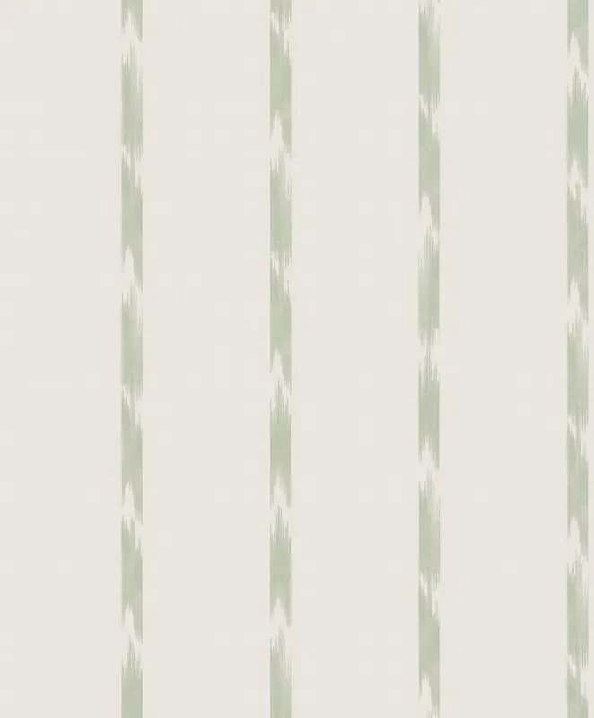 papel pintado rayas verde de Sanders & Sanders – 640258