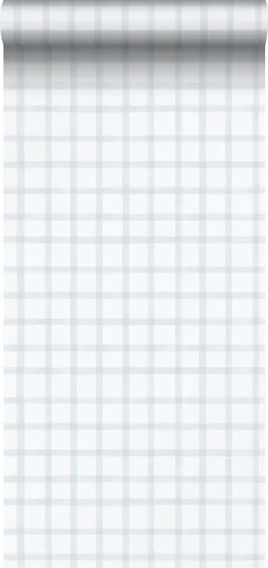 papel pintado rombo azul claro y blanco de Sanders & Sanders – 640644