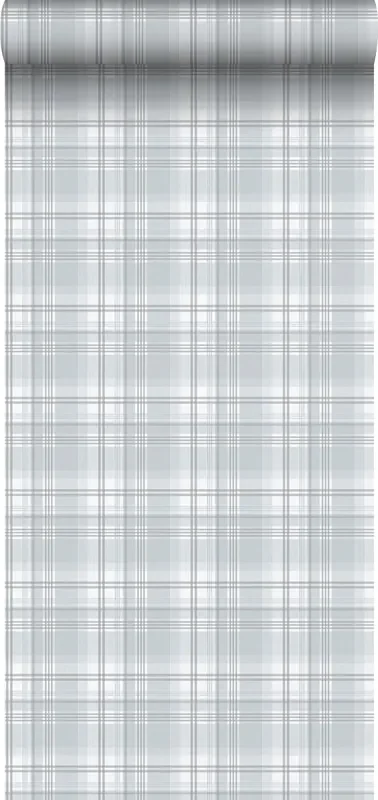 papel pintado rombo azul claro y gris de Sanders & Sanders – 640717