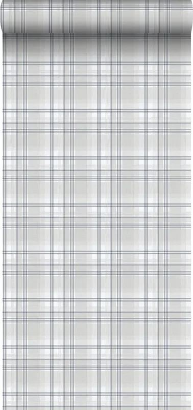 papel pintado rombo azul y gris de Sanders & Sanders – 640714