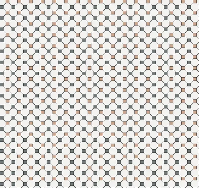 papel pintado rombo beige y azul oscuro de Sanders & Sanders – 640355