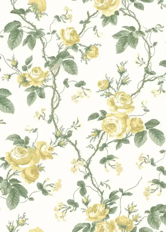 papel pintado rosas amarillo de Borastapeter – 660418