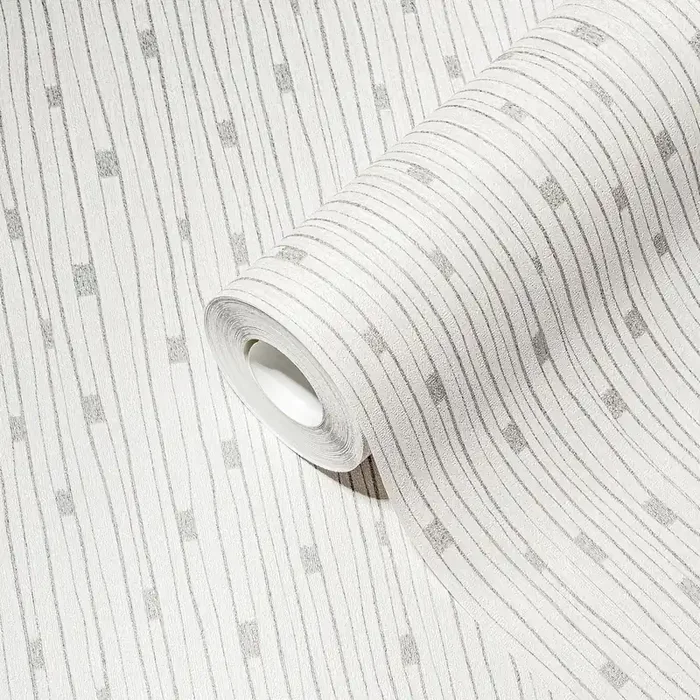 papel pintado terrazo beige crema, gris y plata de A.S. Création – AS-388221