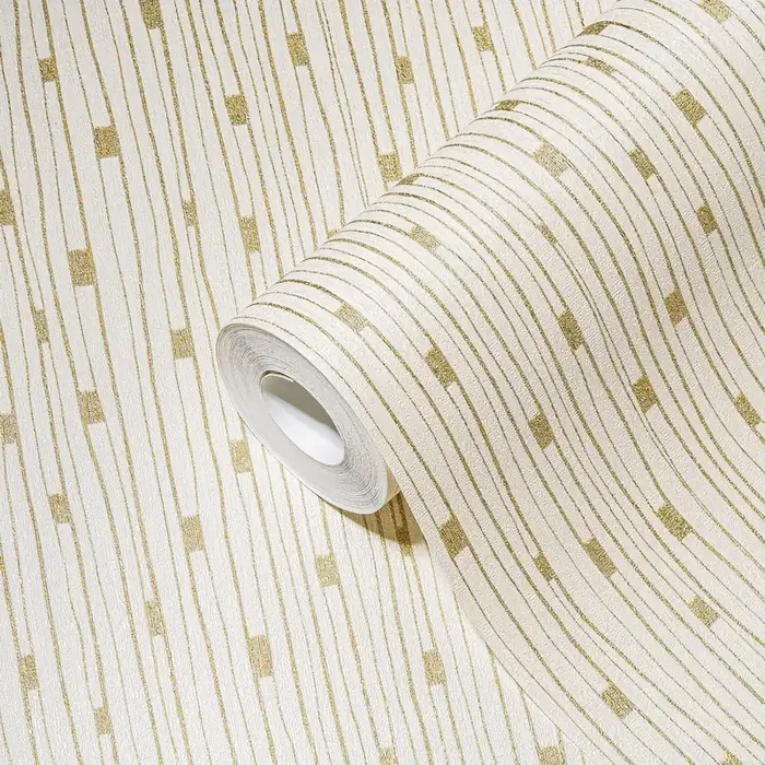 papel pintado terrazo beige crema y oro de A.S. Création – AS-388223