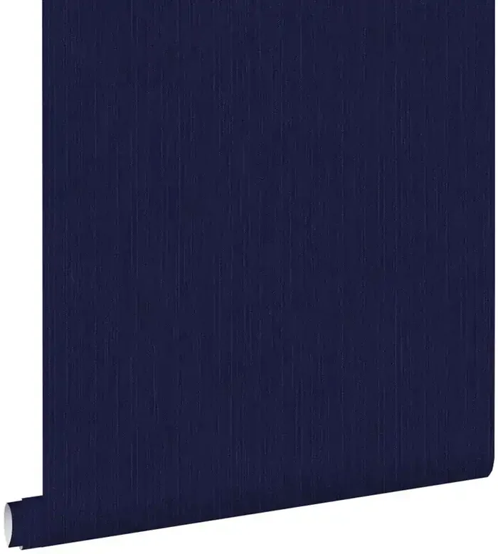 papel pintado textura vaquera denim jeans azul oscuro de ESTAhome – 137735