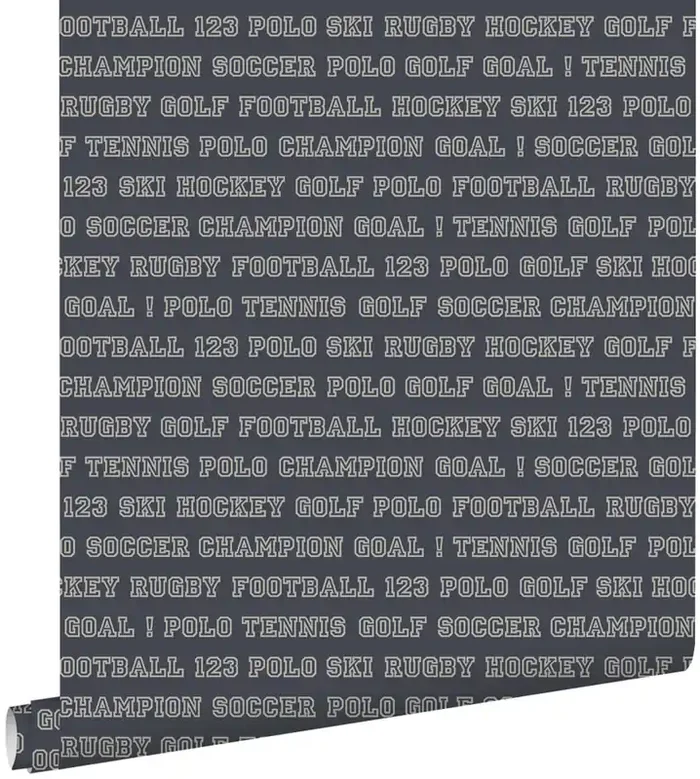 papel pintado todos los deportes azul gris de ESTAhome – 115624