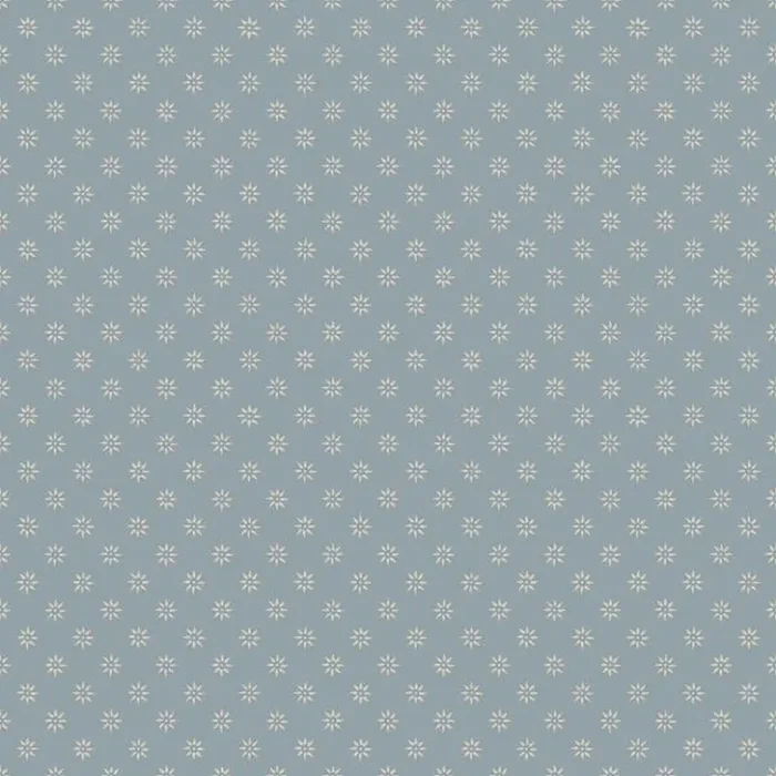 papel pintado vintage flores azul agrisado de Borastapeter – 662561