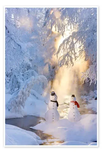 Pareja muñeco de nieve de Kevin Smith Design Pics