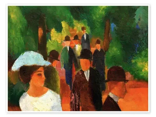Paseo (con niña blanca) de August Macke akg-images